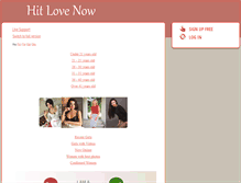 Tablet Screenshot of hitlovenow.com
